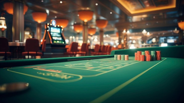 Area penempatan taruhan di pasti gacor88 Antarmuka betting Three Card Poker